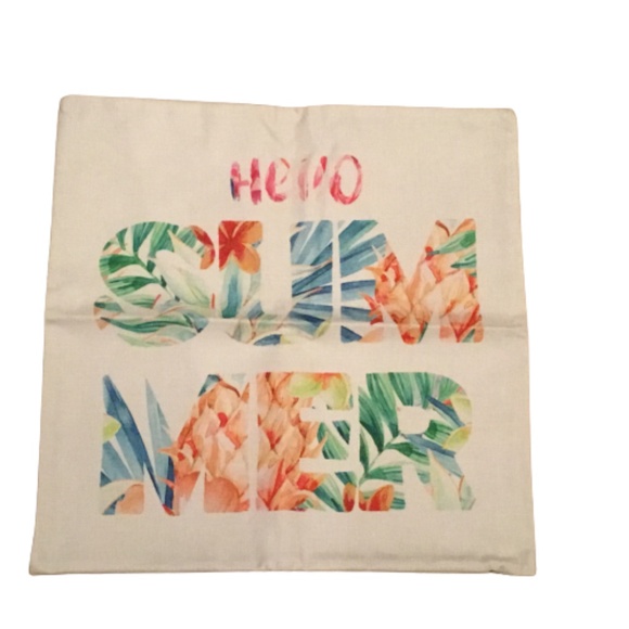 Other - Hello Summer Pillow Cover